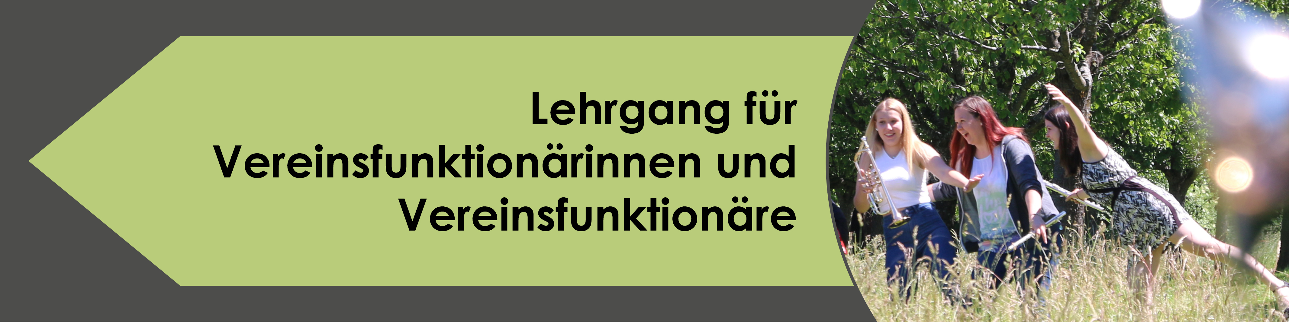 Lehrgang für Vereinsfunktionärinnen und Vereinsfunktionäre